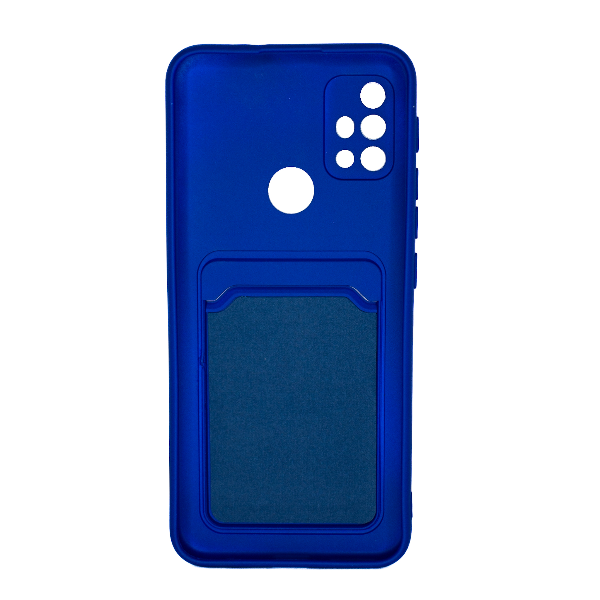 Protectores para celular  para Motorola  MOTO G10 / G20 / G30 Funda de tpu con cubre c�mara y porta tarjeta Azul